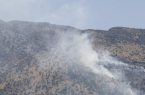 آتش‌سوزی مراتع علی‌آباد قم در ارتفاعات ۲۲۰۰ متری مهار شد