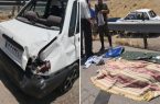 مرگ راننده پراید در کیلومتر ۵۰ اتوبان قم – تهران