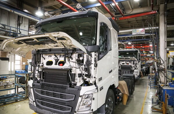 ۴۰۰ دستگاه کامیون و کامیونت در قم تولید می‌شود