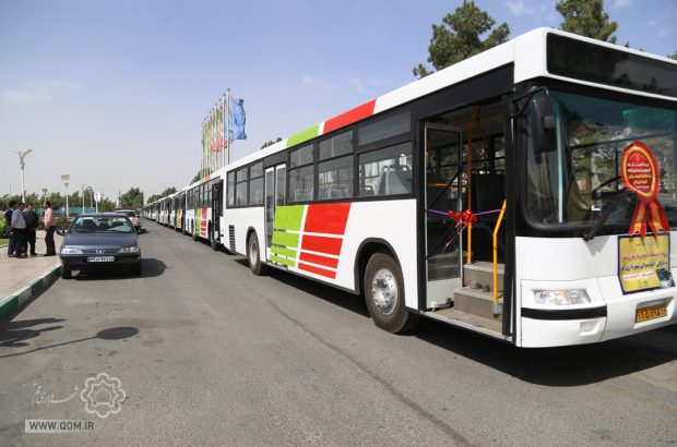 ورود ۳۰ دستگاه اتوبوس به ناوگان حمل‌ونقل عمومی قم