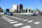 اجرای مسیرهای گذر عابر پیاده در بلوار شهید نواب