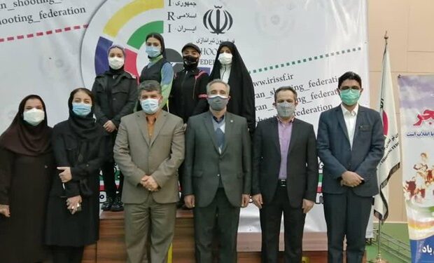 بانوان تفنگ‌دار قم روی سکوی سوم تیراندازی ایران
