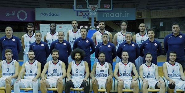 شیمیدر قم در جمع ۸ تیم برتر بسکتبال ایران