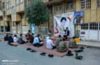 برپایی محفل قرآنی در کنار منزل شهیدان زارعی و روشنایی +تصاویر