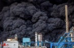تصاویری از حجم سنگین آتش‌سوزی کارخانه الکل در قم