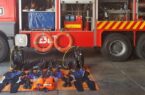 فعالیت تیم غواصی حرفه‌ای در سازمان آتش‌نشانی قم