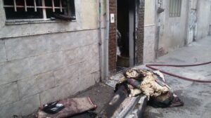 آتش‌سوزی خانه مسکونی بلوار شهید روحانی
