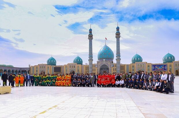 آغاز فعالیت ستادهای خدمات‌رسانی شهرداری در مسجد جمکران +تصاویر
