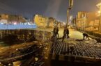 انجام عملیات بتن‌ریزی در پروژه تونل جمهوری اسلامی قم