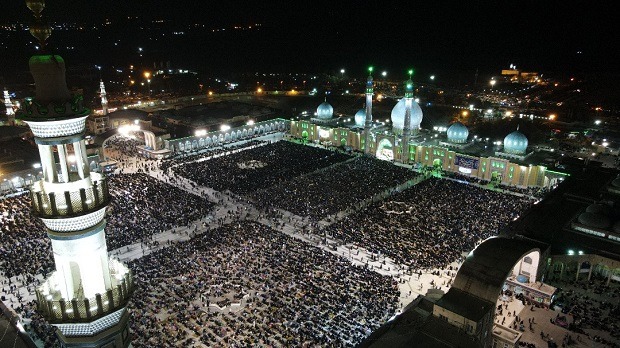 احیای شب بیست و سوم ماه مبارک رمضان در مسجد مقدس جمکران