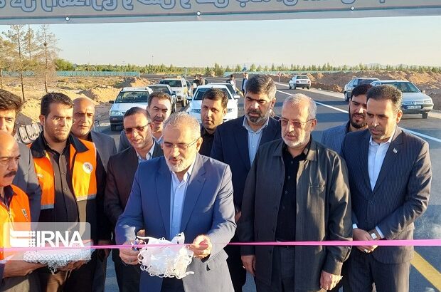 افتتاح راه دسترسی به نمایشگاه بین‌المللی قم