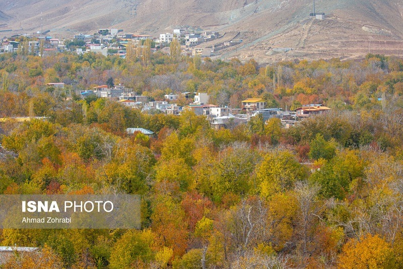 طبیعت پاییزی روستای «نایه» قم +تصاویر