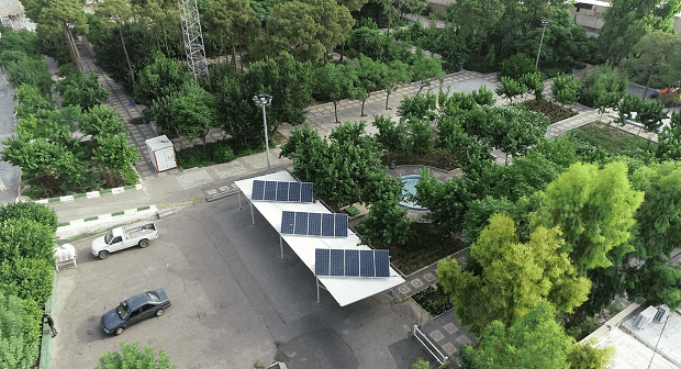 نیروگاه خورشیدی بوستان نیایش به بهره‌برداری می‌رسد