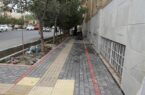 اتمام عملیات عمرانی بهسازی پیاده‌روهای خیابان فرهنگیان