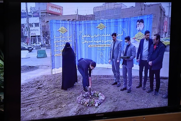 آغاز احداث پروژه تقاطع بلوار شهید صدوقی در قم