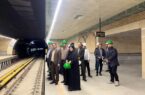 بازدید اعضای شورای شهر از ایستگاه شهید مطهری پروژه مترو قم