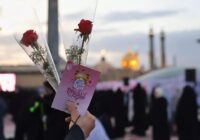 گردهمایی دختران دانشجو در حرم بانوی کرامت