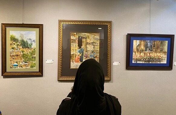 میزبانی نگارخانه «فرهنگ» از نمایشگاه نقاشی «آبرنگ»