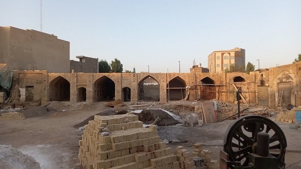 مرمت کاروانسرای ملاحسین آغاز شد