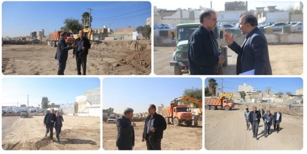 بازدید رئیس شورای شهر قم از روند اجرای پروژه فاز ۵ عمار یاسر