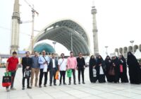 بازدید خبرنگاران قم از نمایشگاه کتاب تهران